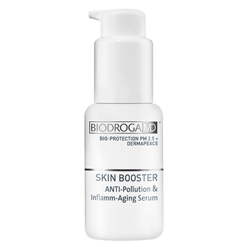 Biodroga MD Skin Booster Anti-Pollution and Inflamm-Aging Serum on white background