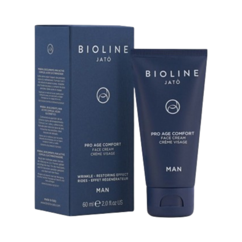Bioline Man Pro Age Comfort Face Cream on white background