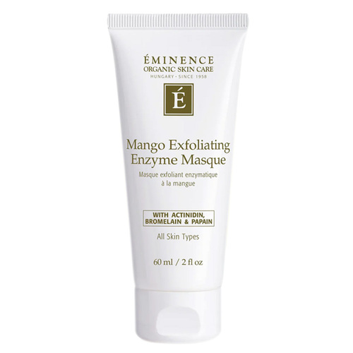 Eminence Organics Mango Exfoliating Enzyme Masque, 60ml/2.03 fl oz Eminence Organics Mango Exfoliating Enzyme Masque on white background