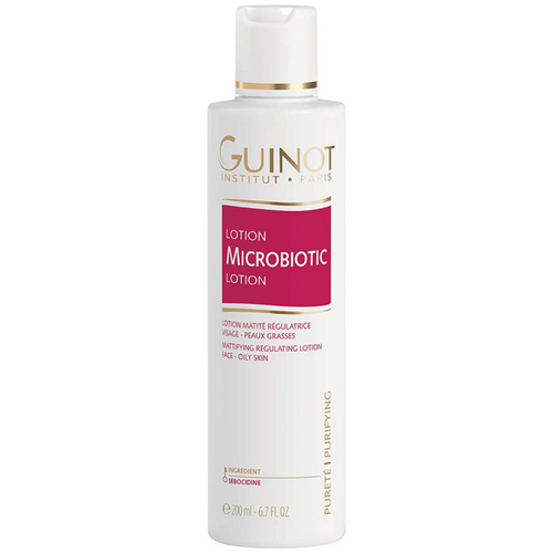 Guinot Microbiotic Toning Lotion on white background