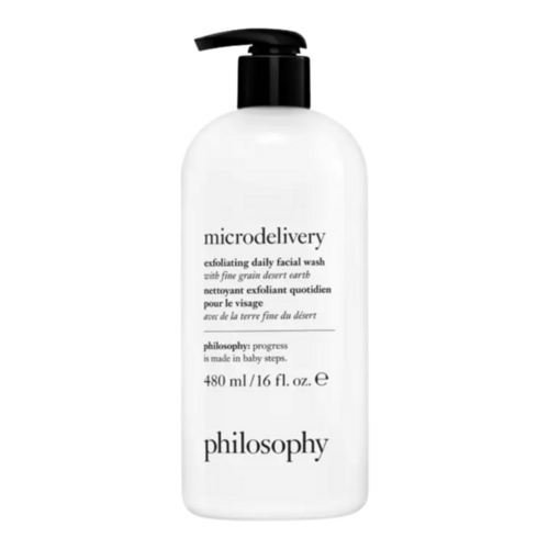 Philosophy Microdelivery Exfoliating Daily Facial Wash on white background