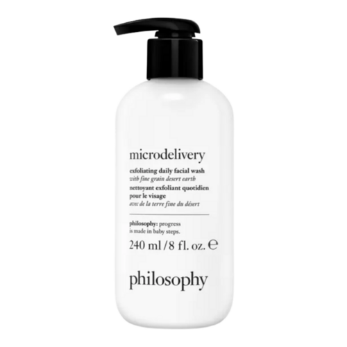 Philosophy Microdelivery Exfoliating Daily Facial Wash on white background