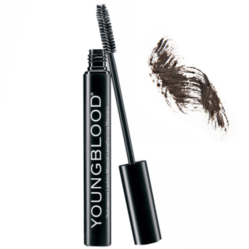 Youngblood Outrageous Lashes Mineral Lengthening Mascara - Blackout on white background