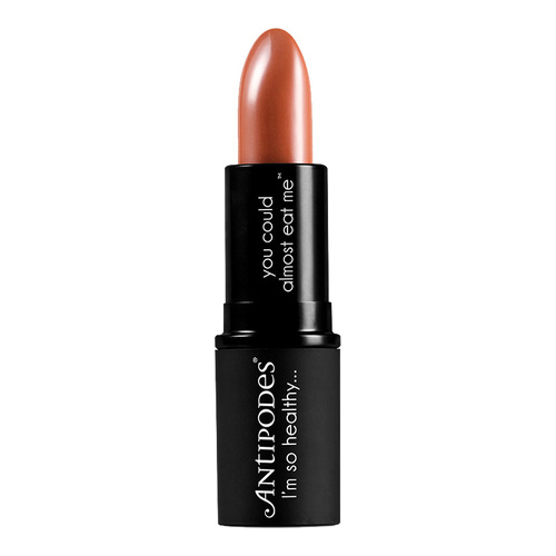 Antipodes  Moisture Boost Natural Lipstick - Boom Rock Bronze on white background
