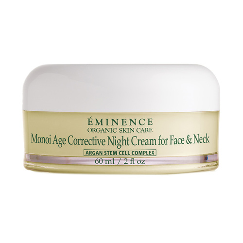 Eminence Organics Monoi Age Corrective Night Cream for Face and Neck, 60ml/2 fl oz