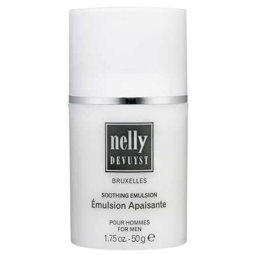 Nelly Devuyst Soothing Emulsion for Men on white background