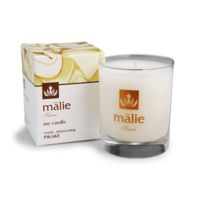 Malie Organics Coconut Vanilla Soy Candle on white background