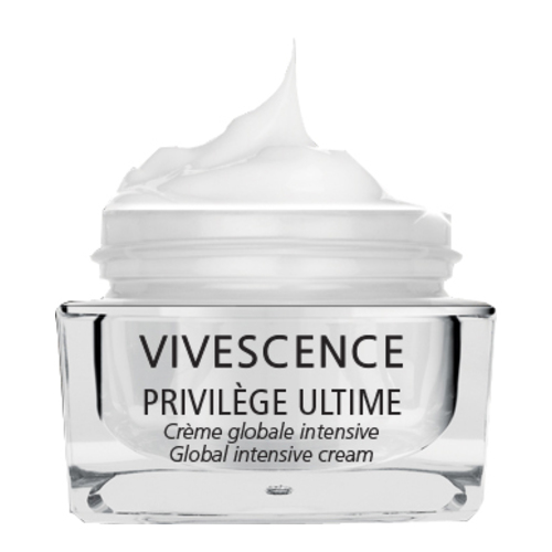 Vivescence Privilege Ultimate Global Intensive Cream on white background