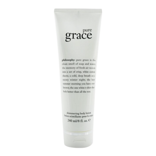 Philosophy Pure Grace Shimmering Body Lotion on white background