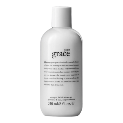 Philosophy Pure Grace Shower Gel on white background