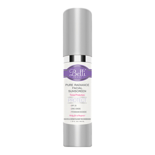 Belli Pure Radiance Facial Sunscreen on white background