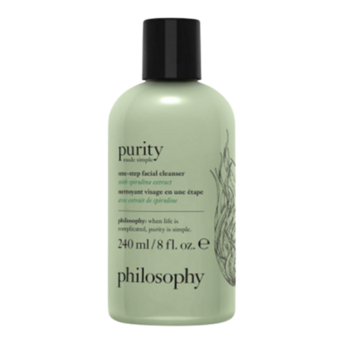 Philosophy Purity Made Simple One-Step Facial Cleanser Spirulina on white background