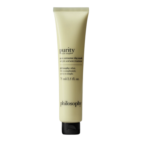 Philosophy Purity Made Simple Pore Extractor Clay Mask on white background
