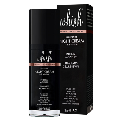 Whish Recovering Night Cream on white background