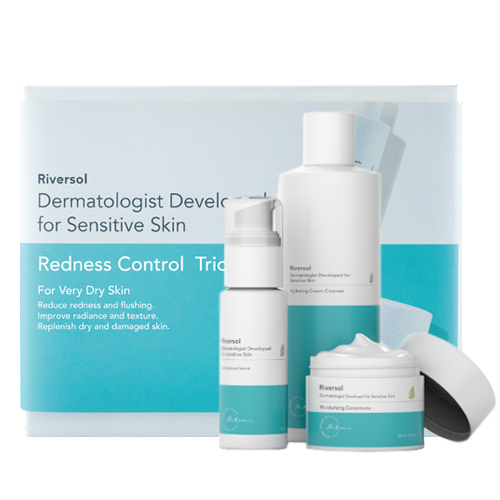Riversol Redness Control Trio - Very Dry to Dehydrated Skin on white background