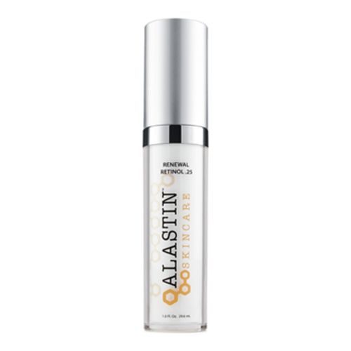 Alastin Renewal Retinol .25 on white background