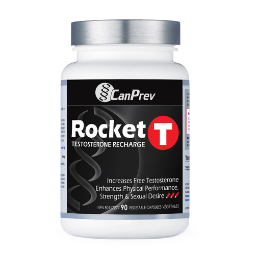 CanPrev Rocket T Testosterone Recharge on white background