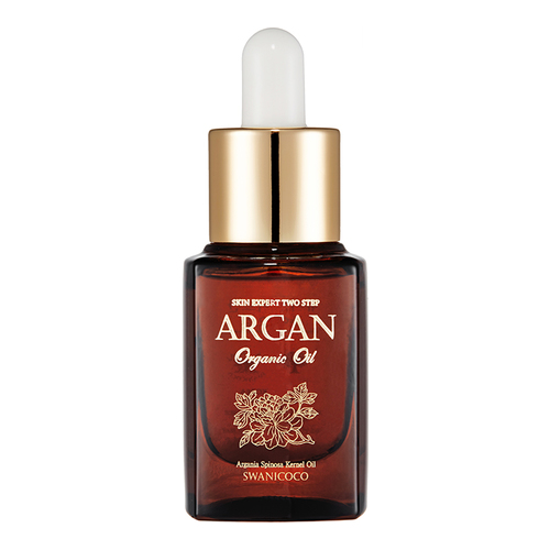 Swanicoco Organic Argan Pure Oil on white background