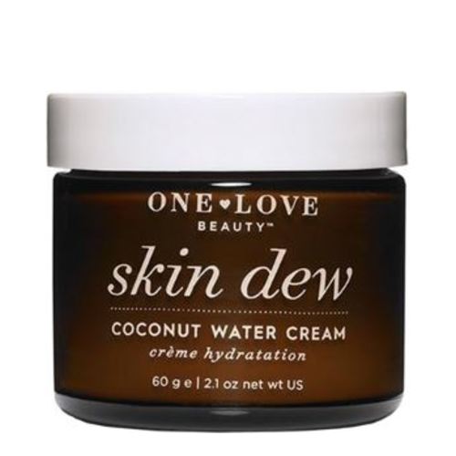 One Love Organics Skin Dew Coconut Water Cream on white background