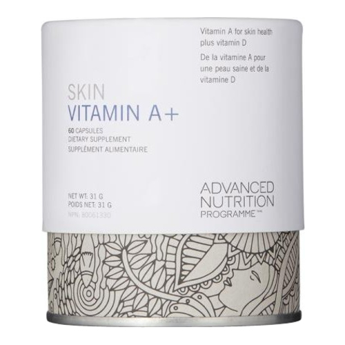 Advanced Nutrition Programme Skin Vitamin A+ on white background