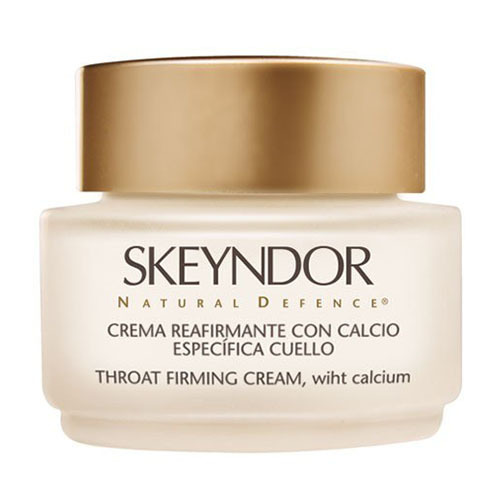 Skeyndor Throat Firming Cream on white background