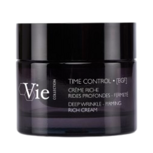 Vie Collection Time Control Deep Wrinkles Firming Rich Cream on white background