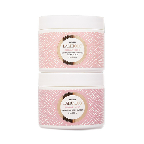 LaLicious Travel Besties - Sugar Kiss, 2 x 56g/2 oz LaLicious Travel Besties - Sugar Kiss on white background