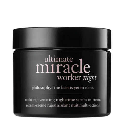Philosophy Ultimate Miracle Worker Night Moisturizer on white background