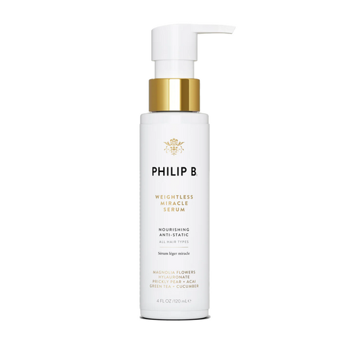 Philip B Botanical Weightless Miracle Serum on white background