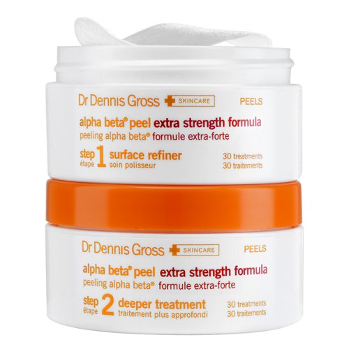 Dr Dennis Gross Extra Strength Alpha Beta Daily Face Peel on white background