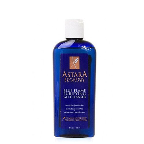 Astara Blue Flame Purifying Gel Cleanser on white background
