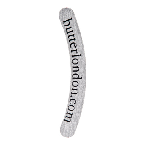 butter LONDON Banana Nail File on white background