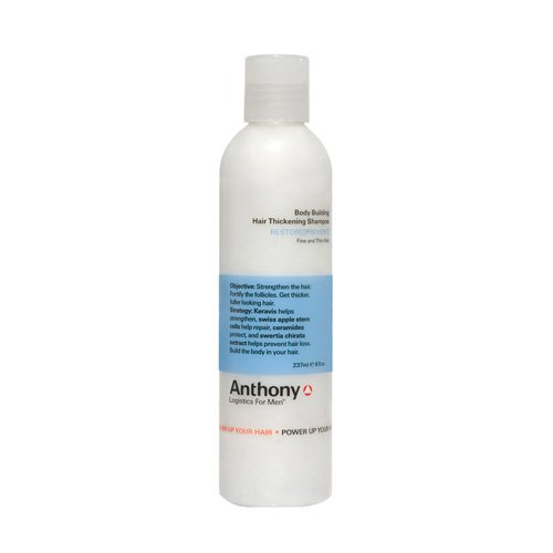 Anthony Logistics Body Building Hair Thickening Shampoo, 240ml/8 fl oz Anthony Logistics on white background