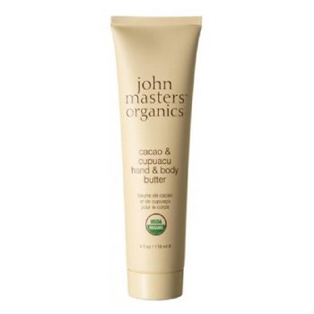 John Masters Organics Cacao & Cupuacu Hand & Body Butter on white background