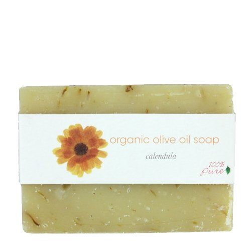 100% Pure Organic Organic Olive Oil Soap Calendula, 99.2g/3.5 oz