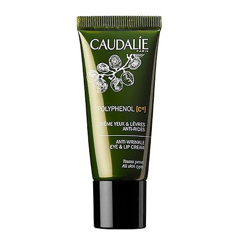 Caudalie Polyphenol C15 Anti-Wrinkle Eye & Lip Cream, 15ml/0.5 fl oz Caudalie on white background