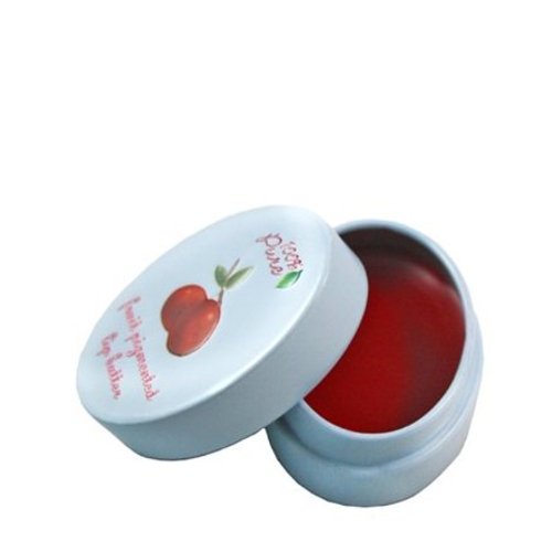 100% Pure Organic Fruit Pigmented Lip Butter - Cranberry on white background