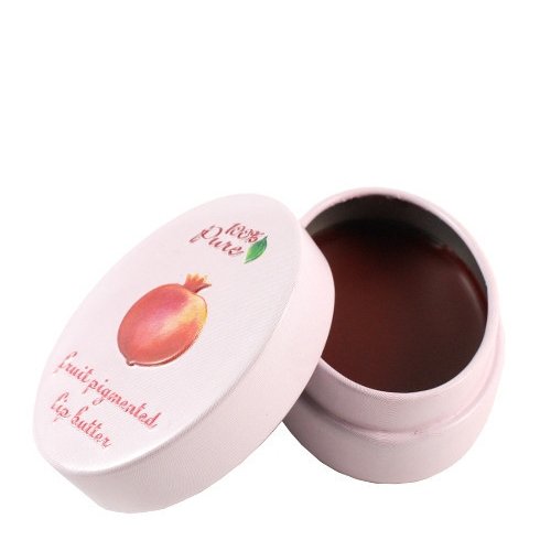 100% Pure Organic Fruit Pigmented Lip Butter - Cranberry on white background