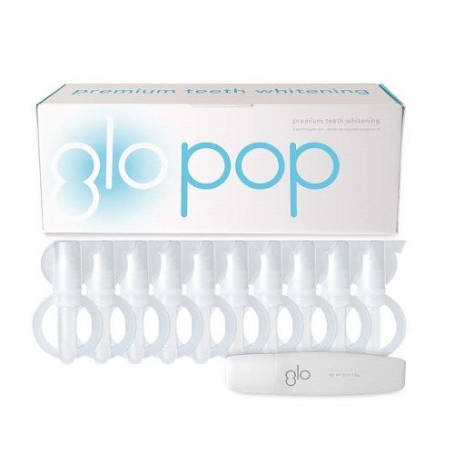 GLO Science Glo Pop Premium Teeth Whitening, 10 pieces
