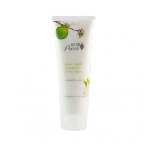 100% Pure Organic Green Apple Body Cream, 236ml/8 oz