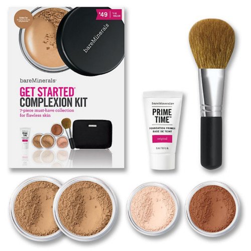Bare Escentuals bareMinerals Get Started Complexion Kit - Golden Tan, 7 pieces