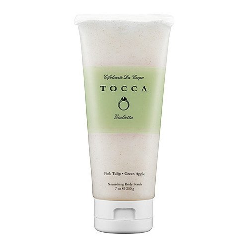 Tocca Beauty Esfoliante da Corpo - Bianca: Green Tea & Lemon Body Scrub on white background
