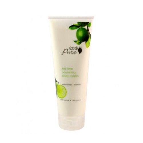 100% Pure Organic Key Lime Body Cream, 236ml/8 oz