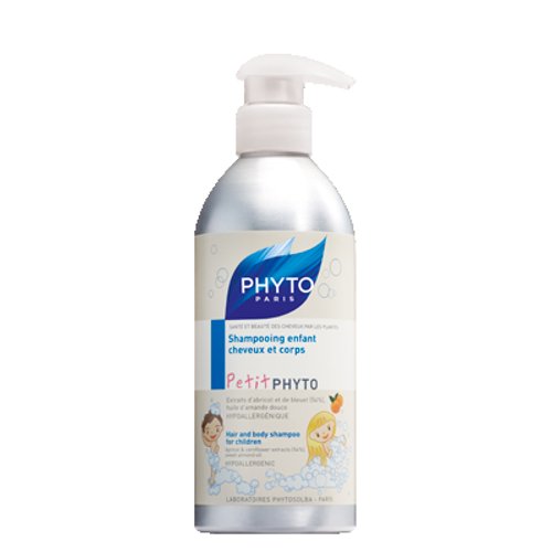 Phyto Hair and Body Shampoo for Children on white background