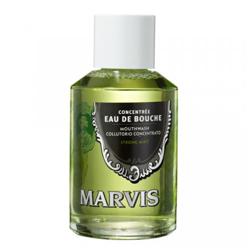 Marvis Mouthwash - Strong Mint on white background