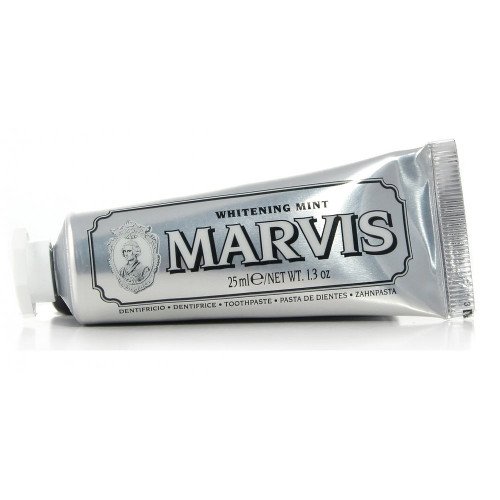 Marvis Toothpaste - Amarelli Licorice Mint (Travel) on white background