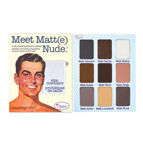 theBalm Meet Matt(e) Nude Eyeshadow Palette on white background