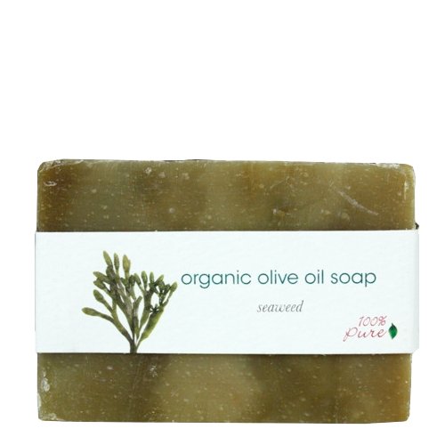 100% Pure Organic Organic Olive Oil Soap - Seaweed, 99.2g/3.5 oz
