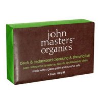 John Masters Organics Birch & Cedarwood Cleansing & Shaving Bar 4.5 oz / 128 g