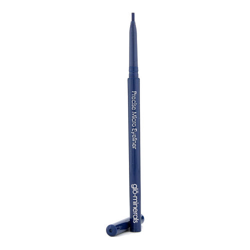 gloMinerals Precise Micro Eyeliner - Black on white background
